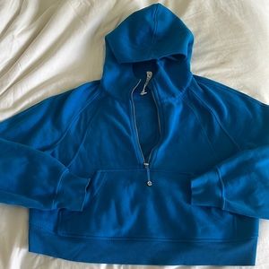 Lululemon poolside blue scuba hoodie